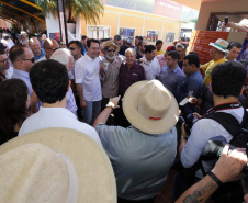 Governador Carlos Massa Ratinho Júnior visita estandes do Show Rural  -  Cascavel, 07/02/2019  -  Foto: Arnaldo Alves/ANPr