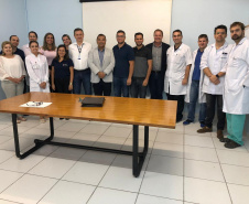 A Fundação Estatal de Atenção em Saúde do Estado do Paraná (Funeas), responsável pela administração do Hospital Regional do Litoral, em Paranaguá, deu posse nesta quarta-feira (13) à nova diretoria da instituição, como parte de um novo projeto de reestruturação.  -  Curitiba, 13/02/2019  -  Foto: Divulgação SESA