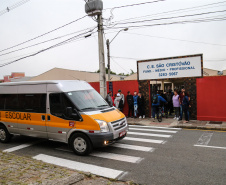 Escola Estadual São Cristóvão no início do ano letivo. Curitiba, 14/02/2019 -  Foto: Geraldo Bubniak/ANPr