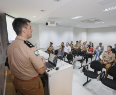 Defesa Civil - Equipe que trabalhou no desastre de Brumadinho, MG. Na foto: cap. Romero.Curitiba, 13-02-19.Foto: Arnaldo Alves / ANPr.