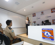 Defesa Civil - Equipe que trabalhou no desastre de Brumadinho, MG. Na foto: cPatricia Cancelier, Perita Oficial e coordenadora ca comissão permanente de DVI da Polícia Centífica do Paraná.Curitiba, 13-02-19.Foto: Arnaldo Alves / ANPr.