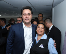 Governador Carlos Massa Ratinho Júnior dá posse ao secretário do Desenvolvimento Urbano e de Obras Públicas, João Carlos Ortega - Curitiba, 14/02/2019 - Foto: Rodrigo Felix Leal/ANPr
