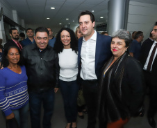 Governador Carlos Massa Ratinho Júnior dá posse ao secretário do Desenvolvimento Urbano e de Obras Públicas, João Carlos Ortega - Curitiba, 14/02/2019 - Foto: Rodrigo Felix Leal/ANPr
