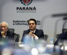 Reunião de secretariado, a pedido do governador Carlos Massa Ratinho Junior, a Controladoria Geral do Estado (GGE) editou uma resolução e solicitou a todos os secretários de Estado a divulgação das suas respectivas agendas nos portais institucionais das pastas. O objetivo é disponibilizar a ferramenta para consulta pública até o começo de março. Curitiba,19/02/2019 Foto:Jaelson Lucas / ANPr
