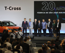 Governador Carlos Massa Ratinho Júnior participa da solenidade de comemoração de 20 anos da Volkswagen no Paraná.  -  São José dos Pinhais, 19/02/2019  -  Foto: José Fernando Ogura/ANPr