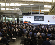Governador Carlos Massa Ratinho Júnior participa da solenidade de comemoração de 20 anos da Volkswagen no Paraná.  -  São José dos Pinhais, 19/02/2019  -  Foto: José Fernando Ogura/ANPr