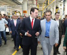 Governador Carlos Massa Ratinho Júnior participa da solenidade de comemoração de 20 anos da Volkswagen no Paraná. - São José dos Pinhais, 19/02/2019 - Foto: Rodrigo Felix Leal/ANPr