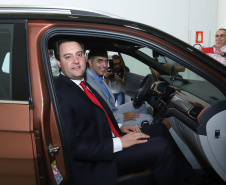 Governador Carlos Massa Ratinho Júnior participa da solenidade de comemoração de 20 anos da Volkswagen no Paraná. - São José dos Pinhais, 19/02/2019 - Foto: Rodrigo Felix Leal/ANPr