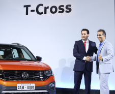 Governador Carlos Massa Ratinho Júnior participa da solenidade de comemoração de 20 anos da Volkswagen no Paraná. - São José dos Pinhais, 19/02/2019 - Foto: Rodrigo Felix Leal/ANPr