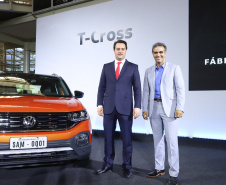 Governador Carlos Massa Ratinho Júnior participa da solenidade de comemoração de 20 anos da Volkswagen no Paraná. - São José dos Pinhais, 19/02/2019 - Foto: Rodrigo Felix Leal/ANPr