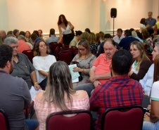 A regionalização da saúde foi o tema principal de uma reunião realizada nesta terça-feira (19) em Curitiba. Foi o primeiro encontro do ano da Comissão Intergestores Bipartite do Paraná (CIB) para discutir o Planejamento Regional Integrado (PRI).  -  Curitiba, 19/02/2019  -  Foto: Divulgação SESA