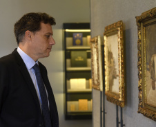 Luiz Gustavo Vidal, diretor do Museu Casa Alfredo Andersen.Curitiba, 06 de fevereiro de 2019.Foto: Kraw Penas/SEEC