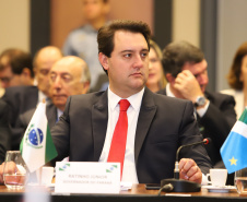 O governador Carlos Massa Ratinho Junior participou nesta quarta-feira (20), em Brasília, do Fórum de Governadores, que reuniu os chefes do Executivo dos 26 Estados e do Distrito Federal.   -  Brasília, 20/02/2019  -  Foto: Rodrigo Félix Leal/ANPr