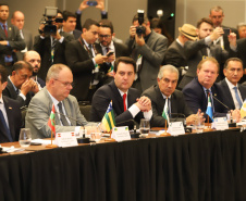 O governador Carlos Massa Ratinho Junior participou nesta quarta-feira (20), em Brasília, do Fórum de Governadores, que reuniu os chefes do Executivo dos 26 Estados e do Distrito Federal.   -  Brasília, 20/02/2019  -  Foto: Rodrigo Félix Leal/ANPr