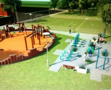 Construído com recursos da Secretaria de Estado do Desenvolvimento Urbano, o Município de Ivaiporã vai inaugurar em março uma unidade do projeto Meu Campinho. Foto: Divulgação/SEDU