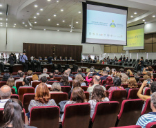 O governador Carlos Massa Ratinho Junior participa da solenidade que formaliza a Força-Tarefa Infância Segura de Prevenção e Combate a Crimes Contra a Criança, nesta quinta-feira (21) no Palácio da Justiça.    Curitiba, 21/02/2019 -  Foto: Geraldo Bubniak/ANPr
