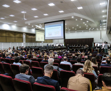 O governador Carlos Massa Ratinho Junior participa da solenidade que formaliza a Força-Tarefa Infância Segura de Prevenção e Combate a Crimes Contra a Criança, nesta quinta-feira (21) no Palácio da Justiça.    Curitiba, 21/02/2019 -  Foto: Geraldo Bubniak/ANPr