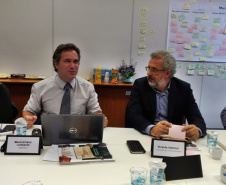 Museu Planeta Água tem primeira reunião do Conselho Consultivo.  Massiliano Lombardo, da Unesco, e o consultor Ricardo Voltolini  -  Curitiba, 22/02/2019  -  Foto: Divulgação Sanepar