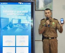 O governador Carlos Massa Ratinho Jr entregou nesta sexta(22) novas viaturas, aparelhos etolométricos e coletes balísticos às unidades da Polícia Militar que pertencem ao 2 Comando Regional - Londrina e região. Londrina,22/02/2019 -  Foto: Rodrigo Félix Leal/ANPr