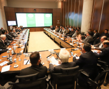 Governador em exercício Darci Piana coordena reunião com equipe de Governo.  -  Curitiba, 27/02/2019  -  Foto: Rodrigo Félix Leal/ANPr
