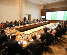 Governador em exercício Darci Piana coordena reunião com equipe de Governo.  -  Curitiba, 27/02/2019  -  Foto: Rodrigo Félix Leal/ANPr