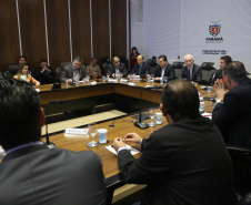 Governador em exercício Darci Piana coordena reunião com equipe de Governo.  -  Curitiba, 27/02/2019  -  Foto: Jaelson Lucas/ANPr