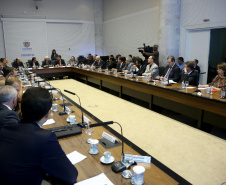 Governador em exercício Darci Piana coordena reunião com equipe de Governo.  -  Curitiba, 27/02/2019  -  Foto: Jaelson Lucas/ANPr
