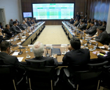 Governador em exercício Darci Piana coordena reunião com equipe de Governo.  -  Curitiba, 27/02/2019  -  Foto: Jaelson Lucas/ANPr