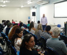 Para intensificar o combate ao mosquito transmissor da dengue, o Aedes egypti, a Secretaria de Estado Saúde está promovendo uma série de reuniões para capacitação de técnicos estaduais e municipais, das cidades que compõem a 12ª Regional da Saúde, que tem sede em Umuarama, no Noroeste do Estado. Foto:Divulgação/SESA