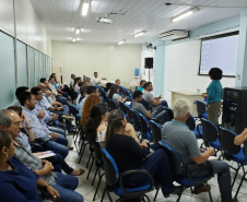 Para intensificar o combate ao mosquito transmissor da dengue, o Aedes egypti, a Secretaria de Estado Saúde está promovendo uma série de reuniões para capacitação de técnicos estaduais e municipais, das cidades que compõem a 12ª Regional da Saúde, que tem sede em Umuarama, no Noroeste do Estado. Foto:Divulgação/SESA