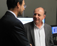 primeira reunião gerencial do secretário do Desenvolvimento Urbano, João Carlos Ortega, com dirigentes da Paraná Edificações (Pred). Pela proposta de reforma administrativa do Governo do Estado, que já tramita na Assembleia Legislativa, a Paraná Edificações vai compor o conjunto de órgãos vinculados à Secretaria do Desenvolvimento Urbano.  -  Curitiba, 27/02/2019  -  Foto: Divulgação SEDU