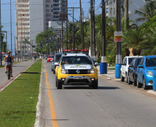 O Litoral terá reforço de 300 policiais militares durante os cinco dias do Carnaval para intensificar o policiamento durante os festejos que ocorrerão nos sete municípios. Este contingente soma-se ao efetivo já existente na Costa Leste para a Operação Verão 2018/2019.  - Foto: Divulgação PMPR