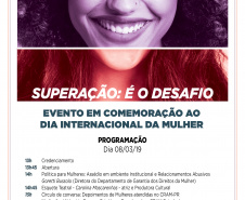 A Secretaria de Estado da Justiça, Família e Trabalho promove nesta quarta-feira, 8 de março, um evento gratuito para comemorar o Dia Internacional da Mulher -  Curitiba, 06/03/2019  -  Foto: Divulgação SEJUF