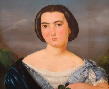 Artistas plásticas, cineastas, escritoras, fotógrafas, dançarinas, ceramistas, artesãs. A programação do Mês das Mulheres da Secretaria de Estado da Cultura destaca trabalhos importantes de mulheres protagonistas das artes no Paraná. Na foto, Mulher desconhecida, obra da pintora Íria Correia em meados do século XIX, em Paranaguá, Museu Paranaense    -  Foto: Divulgação SECC