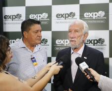 O governador em exercício Darci Piana, participa da abertura 45ª Expo Umuarama e 18ª Feira Internacional. Participaram: prefeito de Umuarama, Celso Pozzobom; os secretários: do Meio Ambiente e Recursos Hídricos, Márcio Nunes; da Agricultura, Norberto Ortigara; presidente da Sociedade Rural de Umuarama, Milton Gaiari; entre outros. N/F: presidente da Sociedade Rural, Milton Gaiari.Umuarama, 07-03-19.Foto: Arnaldo Alves / ANPr.