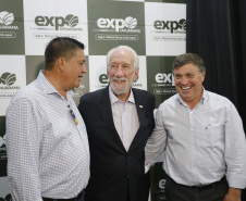 O governador em exercício Darci Piana, participa da abertura 45ª Expo Umuarama e 18ª Feira Internacional. Participaram: prefeito de Umuarama, Celso Pozzobom; os secretários: do Meio Ambiente e Recursos Hídricos, Márcio Nunes; da Agricultura, Norberto Ortigara; presidente da Sociedade Rural de Umuarama, Milton Gaiari; entre outros. N/F: presidente da Sociedade Rural, Milton Gaiari.Umuarama, 07-03-19.Foto: Arnaldo Alves / ANPr.