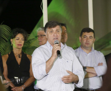 O governador em exercício Darci Piana, participa da abertura 45ª Expo Umuarama e 18ª Feira Internacional. Participaram: prefeito de Umuarama, Celso Pozzobom; os secretários: do Meio Ambiente e Recursos Hídricos, Márcio Nunes; da Agricultura, Norberto Ortigara; presidente da Sociedade Rural de Umuarama, Milton Gaiari; entre outros.Umuarama, 07-03-19.Foto: Arnaldo Alves / ANPr.