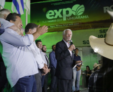 O governador em exercício Darci Piana, participa da abertura 45ª Expo Umuarama e 18ª Feira Internacional. Participaram: prefeito de Umuarama, Celso Pozzobom; os secretários: do Meio Ambiente e Recursos Hídricos, Márcio Nunes; da Agricultura, Norberto Ortigara; presidente da Sociedade Rural de Umuarama, Milton Gaiari; entre outros.Umuarama, 07-03-19.Foto: Arnaldo Alves / ANPr.