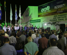 O governador em exercício Darci Piana, participa da abertura 45ª Expo Umuarama e 18ª Feira Internacional. Participaram: prefeito de Umuarama, Celso Pozzobom; os secretários: do Meio Ambiente e Recursos Hídricos, Márcio Nunes; da Agricultura, Norberto Ortigara; presidente da Sociedade Rural de Umuarama, Milton Gaiari; entre outros.Umuarama, 07-03-19.Foto: Arnaldo Alves / ANPr.