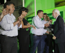 O governador em exercício Darci Piana, participa da abertura 45ª Expo Umuarama e 18ª Feira Internacional. Participaram: prefeito de Umuarama, Celso Pozzobom; os secretários: do Meio Ambiente e Recursos Hídricos, Márcio Nunes; da Agricultura, Norberto Ortigara; presidente da Sociedade Rural de Umuarama, Milton Gaiari; entre outros.Umuarama, 07-03-19.Foto: Arnaldo Alves / ANPr.
