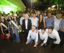 O governador em exercício Darci Piana, participa da abertura 45ª Expo Umuarama e 18ª Feira Internacional. Participaram: prefeito de Umuarama, Celso Pozzobom; os secretários: do Meio Ambiente e Recursos Hídricos, Márcio Nunes; da Agricultura, Norberto Ortigara; presidente da Sociedade Rural de Umuarama, Milton Gaiari; entre outros.Umuarama, 07-03-19.Foto: Arnaldo Alves / ANPr.