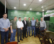 O governador em exercício Darci Piana, participa da abertura 45ª Expo Umuarama e 18ª Feira Internacional. Participaram: prefeito de Umuarama, Celso Pozzobom; os secretários: do Meio Ambiente e Recursos Hídricos, Márcio Nunes; da Agricultura, Norberto Ortigara; presidente da Sociedade Rural de Umuarama, Milton Gaiari; entre outros.Umuarama, 07-03-19.Foto: Arnaldo Alves / ANPr.