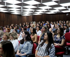 Colaboradoras do Tecpar.  -  Curitiba, 08/03/2019  -  Foto: Divulgação Tecpar