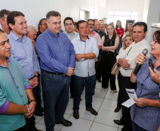 O Secretário de Estado da Saúde participou nesta sexta-feira (8) da inauguração do Ambulatório de Especialidades Dermatológicas, da Autarquia Municipal de Saúde (AMS) de Apucarana. -  Apucarana, 08/03/2019  -  Foto: Josias Profeta