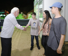 O governador em exercício Darci Piana, participa da abertura da 48ª Exposição Paranavaí - Feira Agropecuária e Industrial de Paranavaí, região noroeste do Estado.  Presentes: presidente da Sociedade Rural do Noroeste do Paraná, Mario Helio de Almeida; secretário de Agricultura, Norbeto Ortigara;  entre outros.Paranavaí, 08-03-19.Foto: Arnaldo Alves / ANPr.