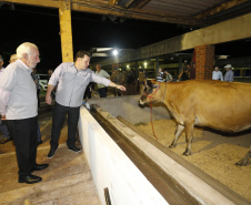O governador em exercício Darci Piana, participa da abertura da 48ª Exposição Paranavaí - Feira Agropecuária e Industrial de Paranavaí, região noroeste do Estado.  Presentes: presidente da Sociedade Rural do Noroeste do Paraná, Mario Helio de Almeida; secretário de Agricultura, Norbeto Ortigara;  entre outros.Paranavaí, 08-03-19.Foto: Arnaldo Alves / ANPr.