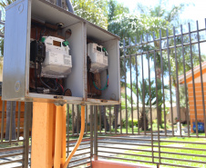  Medidores inteligentes em Ipiranga, nos Campos Gerais, a primeira cidade smart energy do País.   -  Foto: Dani Catisti/Copel
