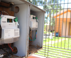  Medidores inteligentes em Ipiranga, nos Campos Gerais, a primeira cidade smart energy do País.   -  Foto: Dani Catisti/Copel