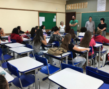 Começaram esta semana as aulas dos cursos técnicos do Programa Nacional de Acesso ao Ensino Técnico e Emprego (Pronatec/Mediotec) na rede estadual de ensino. São 840 alunos em 24 instituições de ensino de 17 municípios paranaenses.Foto: Divulgação/SEED