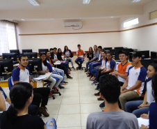 Começaram esta semana as aulas dos cursos técnicos do Programa Nacional de Acesso ao Ensino Técnico e Emprego (Pronatec/Mediotec) na rede estadual de ensino. São 840 alunos em 24 instituições de ensino de 17 municípios paranaenses.Foto: Divulgação/SEED